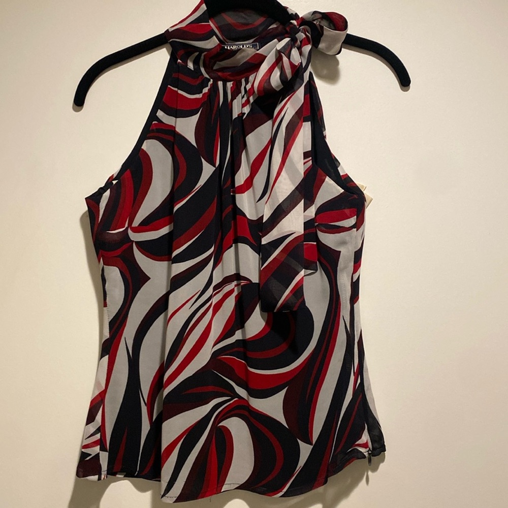 Halter bow neck top